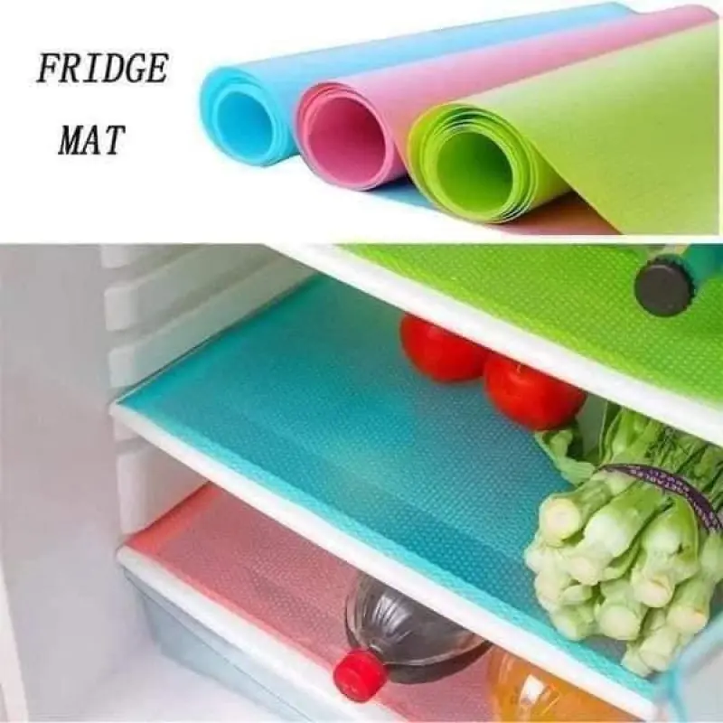 3PCs/Set Waterproof Refrigerator Pads, Fridge Inside Mats (রেফ্রিজারেটর ইনসাইড প্যাড)